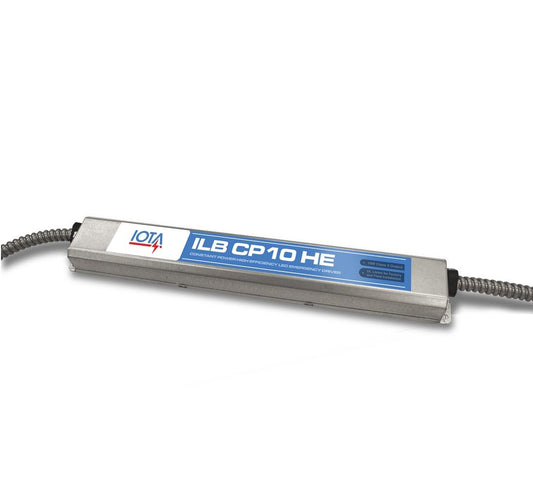 IOTA ILB CP10 HE A M5 Constant Power Emergency LED Driver for Class 2 Luminaires, 10 Watts, Silver